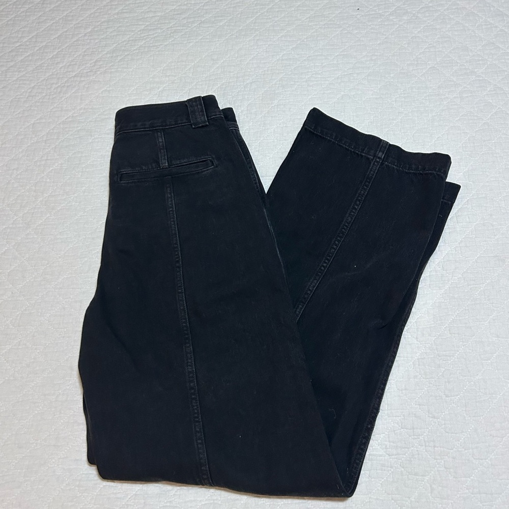 Madewell Black Trouser Jean
